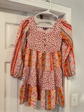 Vince Camuto - Boho Tiered Floral KIDS dress